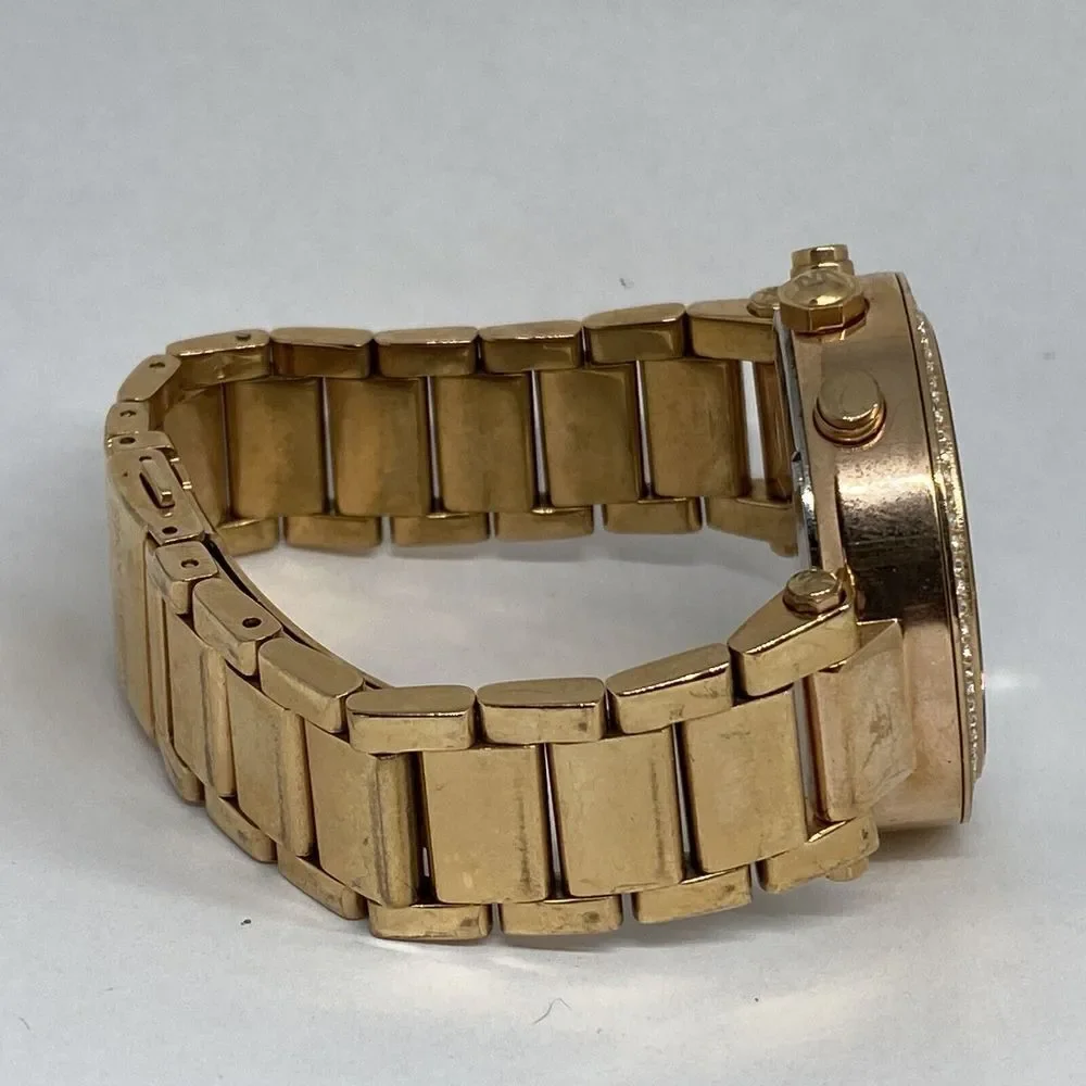 Michael Kors MK5491 Women's Gold Stainless Steel Analog Dial Geniune Watch GE435